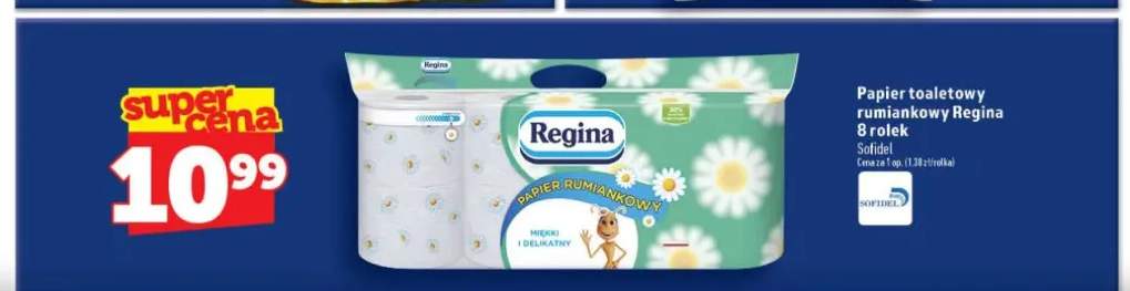 Papier toaletowy rumiankowy Regina 8-pak
