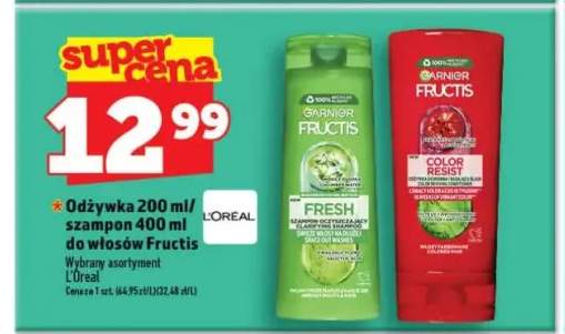 Odżywka lub szampon do włosów Fructis