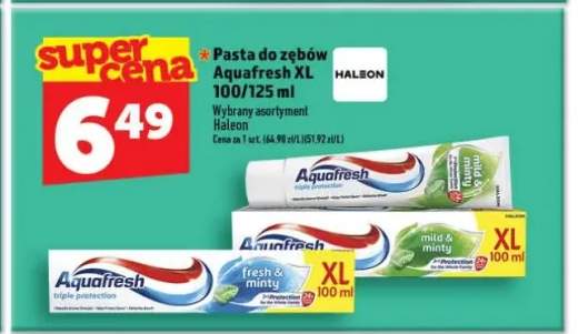 Pasta do zębów Aquafresh XL