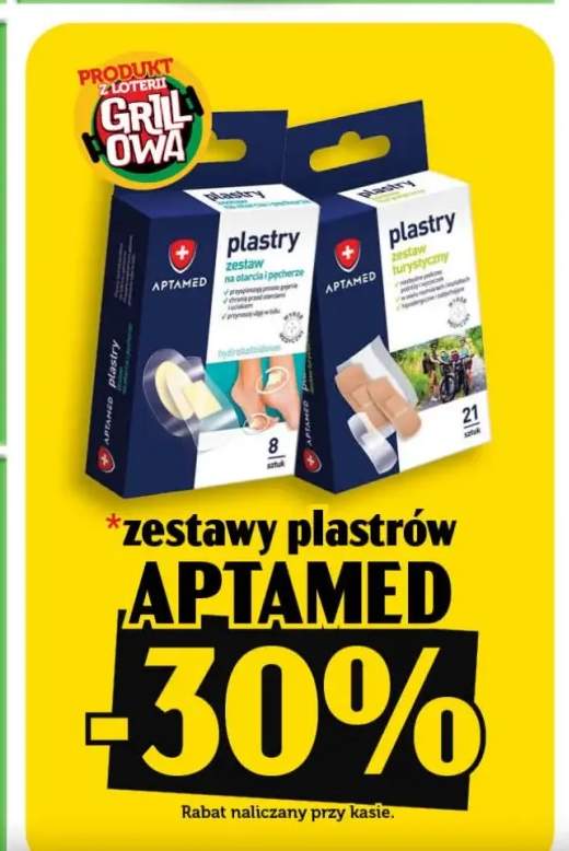 Zestaw plastrów na otarcia i pęcherze Aptamed
