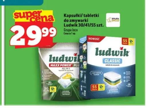 Kapsułki i tabletki do zmywarki Ludwik