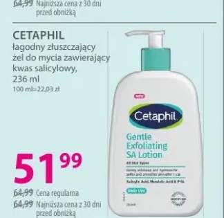 Łagodny złuszczający żel do mycia zawierający kwas salicylowy CETAPHIL