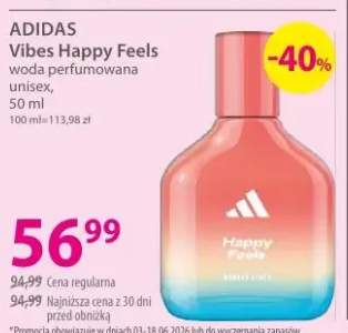 Woda perfumowana unisex ADIDAS Vibes Happy Feels