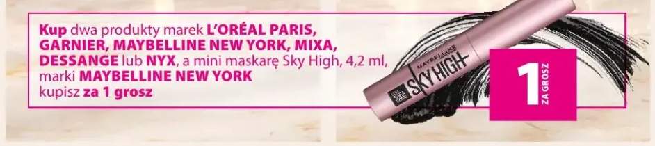 Mini maskara Maybelline Sky High