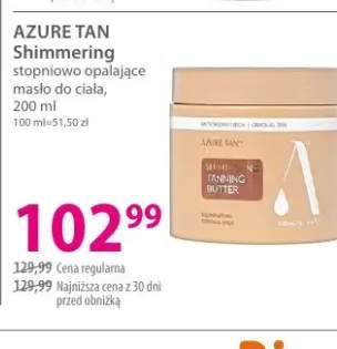 Stopniowo opalające masło do ciała Azure Tan Shimmering