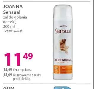 Żel do golenia damski JOANNA Sensual