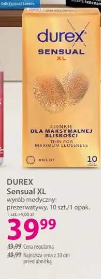 Prezerwatywy Durex Sensual XL