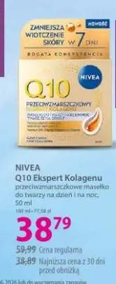 Przeciwzmarszczkowe masełko do twarzy na dzień i na noc NIVEA Q10 Ekspert Kolagenu