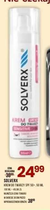 Krem do twarzy SOLVERX SPF 50+