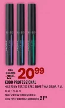 Kolorowy tusz do rzęs More Than Color KOBO PROFESSIONAL