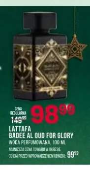 Woda perfumowana Lattafa Badee Al Oud For Glory