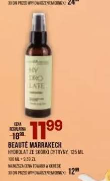 Hydrolat ze skórki cytryny BEAUTÉ MARRAKECH