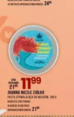 Pasta utrwalająca do włosów JOANNA NIEZŁE ZIÓŁKO