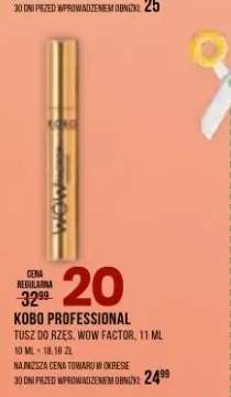 Tusz do rzęs KOBO PROFESSIONAL Wow Factor