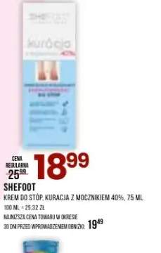 Krem do stóp kuracja z mocznikiem 40% Shefoot