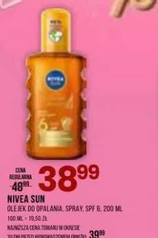 Olejek do opalania Nivea Sun spray SPF 6