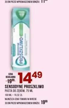 Pasta do zębów Sensodyne Proszkliwo