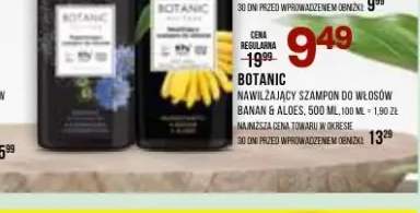 Nawilżający szampon do włosów banan & aloes Botanic