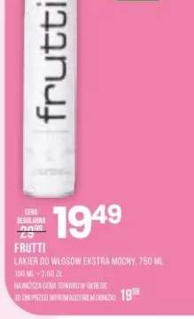 Lakier do włosów ekstra mocny Frutti