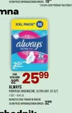 Podpaski higieniczne Always Ultra Day