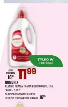Płyn do prania tkanin kolorowych Domofix
