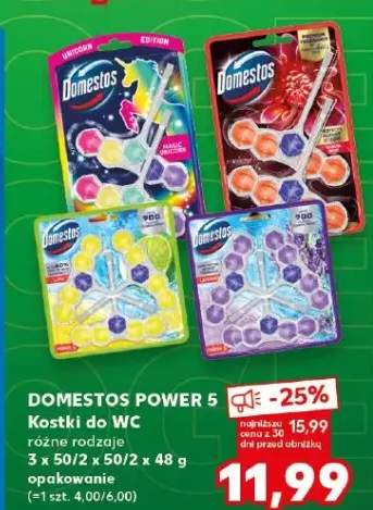 Kostki do WC Domestos Power 5 Magic Unicorn