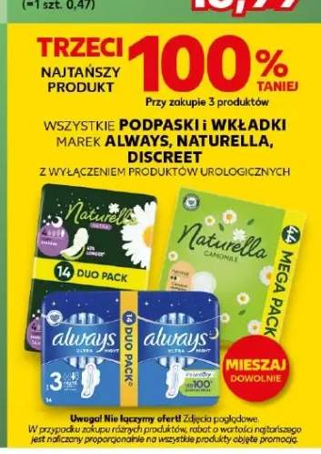 Podpaski Always Ultra Night