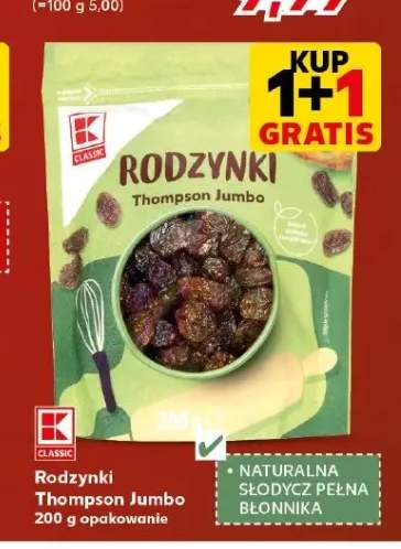 Rodzynki Thompson Jumbo K-Classic