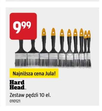Zestaw pędzli Hard Head 10-pak