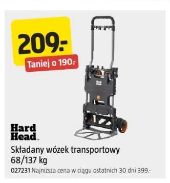 Składany wózek transportowy Hard Head