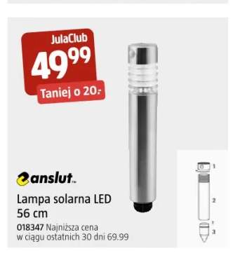 Lampa solarna LED Anslut 56 cm