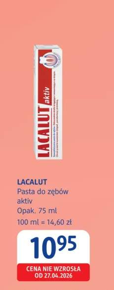 Pasta do zębów LACALUT aktiv