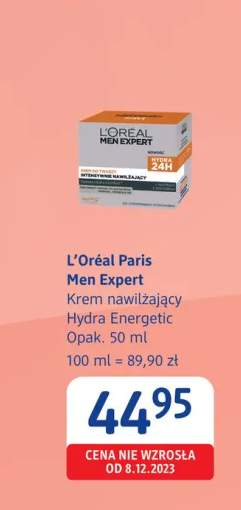 Krem nawilżający L'Oréal Paris Men Expert Hydra Energetic