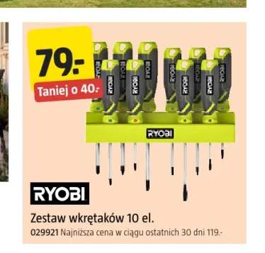 Zestaw wkrętaków Ryobi