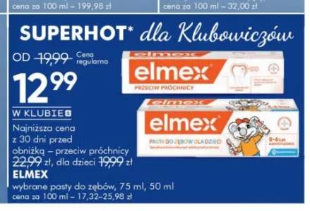 Pasta do zębów ELMEX dla dzieci