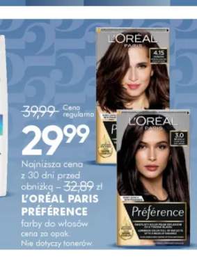 Farby do włosów L'ORÉAL PARIS PRÉFÉRENCE