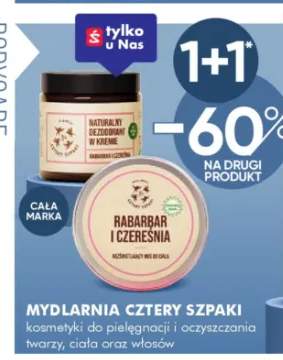 Kosmetyki do pielęgnacji i oczyszczania twarzy, ciała oraz włosów MYDLARNIA CZTERY SZPAKI