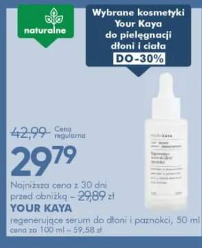 Regenerujące serum do dłoni i paznokci YOUR KAYA