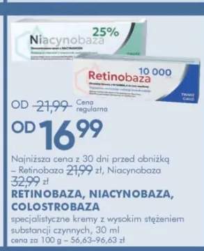 Krem z wysokim stężeniem substancji czynnych NIACYNOBAZA
