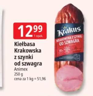Kiełbasa Krakowska z szynki od szwagra Krakus