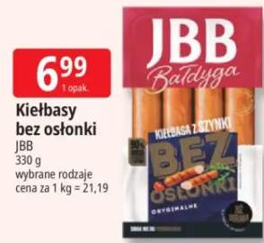 Kiełbasy bez osłonki JBB