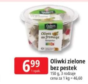 Oliwki zielone bez pestek Couleurs Vives