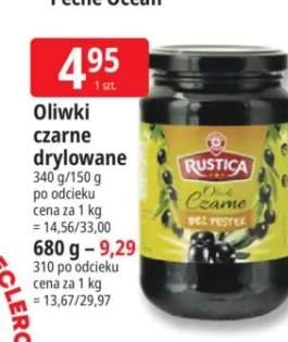 Oliwki czarne drylowane Rustica