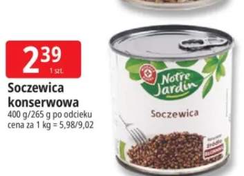 Soczewica konserwowa Notre Jardin