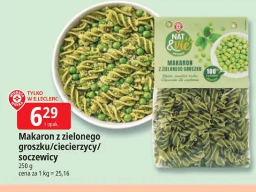 Makaron z soczewicy Nat & Vie