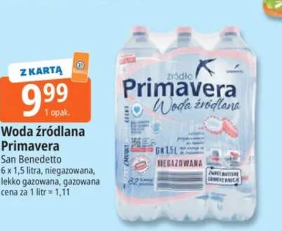 Woda źródlana Primavera gazowana 6-pak
