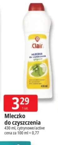 Mleczko do czyszczenia cytrynowe Clair