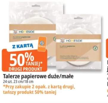 Talerze papierowe duże Homeside