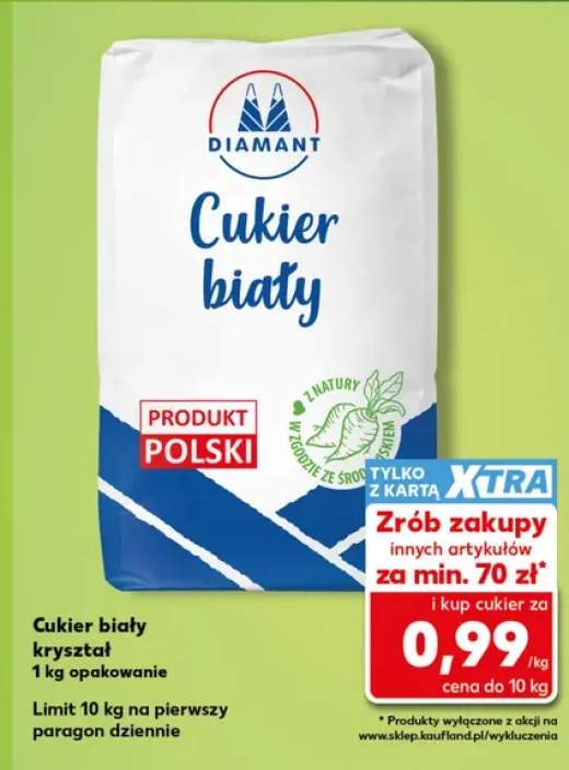 Cukier biały kryształ Diamant