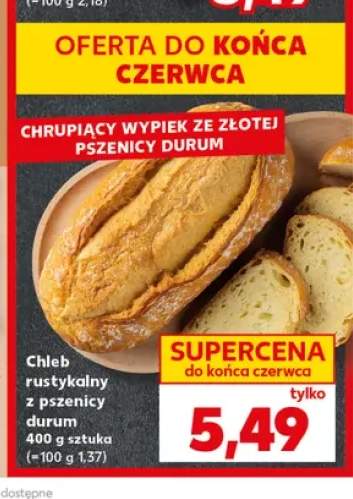 Chleb rustykalny z pszenicy durum